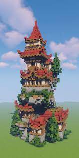 Learn to build easy medieval and modern minecraft house designs. Asian Tower Castle Minecraft Album On Imgur