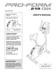 Entdecke rezepte, einrichtungsideen, stilinterpretationen und andere ideen zum ausprobieren. Proform 215 Csx Bike User S Manual Manualzz