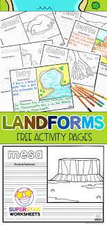 30 Free Landform Worksheets Printables And More Great For Putting Together A Landfor In 2020 Unit Studies Homeschool Homeschool Social Studies Geography Worksheets