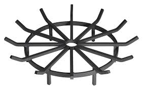 3.8 out of 5 stars with 4 ratings. Round Fire Pit Grate Cast Iron