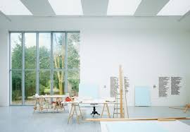 Studio For Remi Zaugg The Resulting Studio Functions Equally As The Artist S Place Of Work And As A Place To Prese Workspace Design Cool Office Office Design