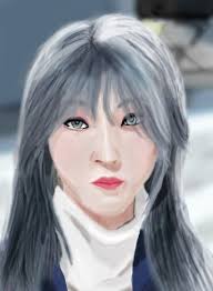 From her sharp jawline to her soft eye. Artstation Mamamoo Moonbyul Patawee Piantham