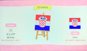 Acnh Animal Crossing New Horizons Croatia Flag Design Flag Design Croatian Flag Croatia Flag