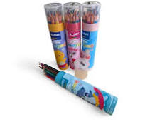 Alinh Drawing Colored Pencils Set With Sharpener 18pcs / Box