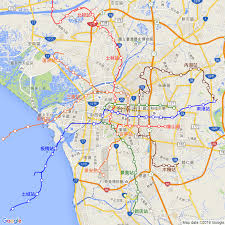 當台北捷運搬到台南跟台中 6張圖表帶你體驗台南和台中市區內的 距離 the news lens 關鍵評論網 my works it works map