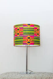 Lampe Enfant Multicolore Lampe De Table Lampe Bureau Abat Jour Wax Tissu Africain Geometrique Lampe De Chevet Idee Cadeau Noel Lampe De Chevet Lamp Abat Jour