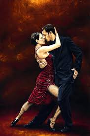That Tango Moment Painting by Richard Young