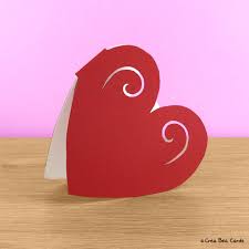 Create ez shaped cards with the arch medallion die! Tutorial Craft A Heart Shaped Card Scrap Booking