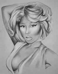 Nicki Minaj Drawings Google Search Nicki Minaj Drawing Black And White Artwork Pictures To Draw