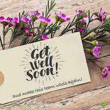 Get well soon, white flowers with text feel better soon. Get Well Soon Messages For Coworker We Miss You