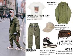 Travis scott knows what fashion works for him and leans all the way into it. K Pop Idols Who Have Repped Travis Scott Nike S Kpophit Kpophit Kpop Hit
