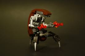 The phantom menace destroyer droid figure from 1999. Minifigure Scale Droideka Destroyer Droid From Star Wars Lego