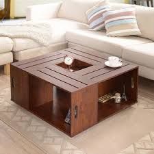 Buy bonvivo designer coffee table donatella modern coffee table for living room white coffee table natural wood coffee tables. August Grove Woodland Coffee Table Plud Makern