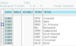 Br1m semak status 2017 file information. Crm Status Management Important Table Sap Blogs