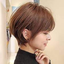 ショートカットで頭の形を綺麗に見せる 2020 ショートボブ 面長 ショートのヘアスタイル 薄毛