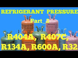 gas charging pressure r404a r407c r134a r600a r32 youtube