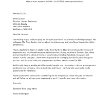 Cover Letter Template For A Resume