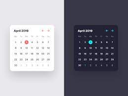 Calendar Widget In 2021 Calendar Widget Widget Design Widget