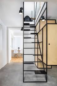 Dontdiy Installs Black Wireframe Staircase Inside House And Atelier In Bulgaria Loft Staircase Stairs Architecture House Stairs