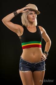 Dance Hall Rock Star Woman Smoking Adesivos Para A Parede Estrela Do Rock Maconha Salao De Baile Myloview Com Br