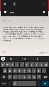 Tap settings > sounds and vibration. Other Can T Put My Phone On Vibrate Mode Anymore Page 2 Oneplus Community