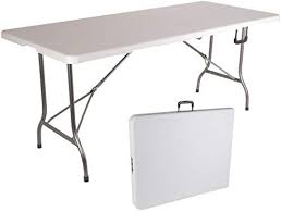 Table ronde pliante table carrée pliante table rectangle pliante table pliante de réception table pliante de réunion. Probache Folding Table Side Table Portable Camping Or Reception 180 Cm Amazon De Garten