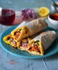 Chicken Kathi Roll Street Style Kolkata Style Chicken Roll Foodies Terminal Chicken Rolls Food Recipes