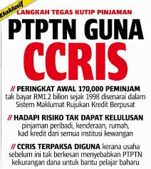 Ccris tidak ada kuasa untuk blacklist nama individu. 11 Persoalan Berkaitan Ccris Ptptn