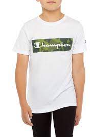 Champion Boys 8 20 Camo Backdrop Script Short Sleeve T Shirt Belk