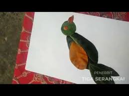 Lukisan yang indah dengan warna alami yang menawan. Video Kreasi Kolase Membentuk Burung Youtube