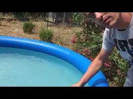 piscine hors sol nettoyage terre 2015 youtube