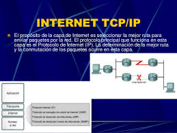 Tcp/ip son las siglas de protocolo de control de transmisión/protocolo de internet (en inglés el tcp garantiza la entrega de datos, es decir, que los datos no se pierdan durante la transmisión y también garantiza que los paquetes sean entregados en el mismo orden en el cual fueron enviados. Protocolo Tcp Ip