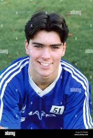 Manchester United youth team player Ben Thornley, November 1991 Stock Photo 