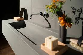 For a contemporary home, there's no better choice than a modern bathroom vanity.featuring sleek designs, stylish vessel sinks and minimal hardware, modern vanities offer all the trendy style you demand in a variety of sizes and finishes to match any decor. Natural Stone Basin For A Modern Bathroom A Spicy Boy