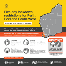 Perth, peel and the south west are going into lockdown from 6pm on sunday after a hotel so beginning at 6pm tonight the whole perth metropolitan area, the peel region and the south west. Ilfffvsnaz Kxm