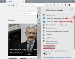 Microsoft Edge Is Not Working On Banking Websites Clear Browsing Data Banking Website