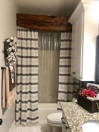 Pecky Sinker Cypress Wood Shower Valance Elegant Shower Curtains Shower Curtain With Valance Elegant Bathroom