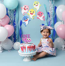 1st Birthday Baby Shark Smash Cake Ideas Baby Shark Birthday Baby Shark Cake Smash Romper Photo Prop Etsy Shark Theme Birthday Shark Birthday Party Shark Themed Birthday Party
