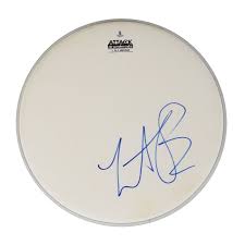 And our guess is that's why charlie decided to air drum: Rolling Stones Charlie Watts Signed Drum Head