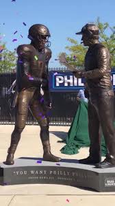 Is your network connection unstable or browser. Bud Light Unveils 9 Statue Of Nick Philadelphia Eagles Football 24 7