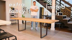 In today's post, we feature tables and chairs for the kitchen, from matching sets to eclectic blends of modern. How To Build A High Quality Dining Table With Limited Tools Diy Woodworking Youtube