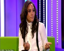 Very short sparkly skirt tights style. Alex Scott Candidly Discusses Being Trolled Online As She Fills In For Alex Jones On The One Show Daily Mail Online