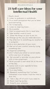 Enter search terms and tap the search button. 104 Selfcare Ideas To Start Your Wellness Routine Self Improvement Tips Intellectual Health Self Care Activities