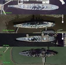 Google Earth Images Of Uss Texas Uss Massachusetts That S Out Of Order Chronologically Uss North Carolina Predecessor To Battleship Us Battleships Uss Texas