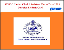 Click here (available) provisionally selected candidates for written exam pdf: Osssc Junior Clerk Assistant Exam Date 2019 Out Download Admit Card