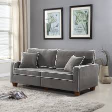 Cielo stocks an extensive collection of armchairs, fabric and leather couches, lounge suites, recliners, sleeper couches and daybeds. Mobilis Classic Loveseat Sofa With Plush Removable Cushions Dark Grey Walmart Com Living Room Furniture Sale Love Seat Furniture