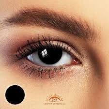 Image result for black sclera contacts