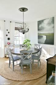 Round modern dining table build #anawhite #woodworking #diningroom. Dining Room Set Nautical Furniture Seaside Bedroom Beachy Ideas Beach Style Dinette Lighting Table Living Sets Themed Tables Green Apppie Org