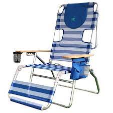 ostrich altitude 3n1 beach chair blue white beach chairs lounge chair outdoor beach lounge chair