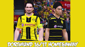 Make the season yours with borussia dortmund home & away jerseys, shirts & shorts. Pes 2016 Dortmund 2016 17 Home And Away By Akmal Pes Patch
